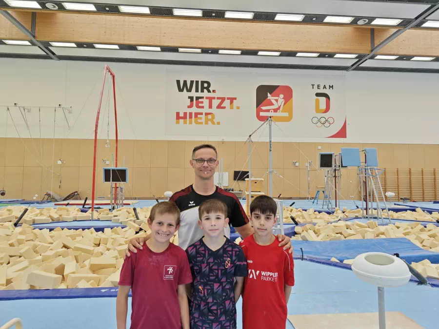 Drei SGK Turner beim Talentkaderlehrgang in Kienbaum