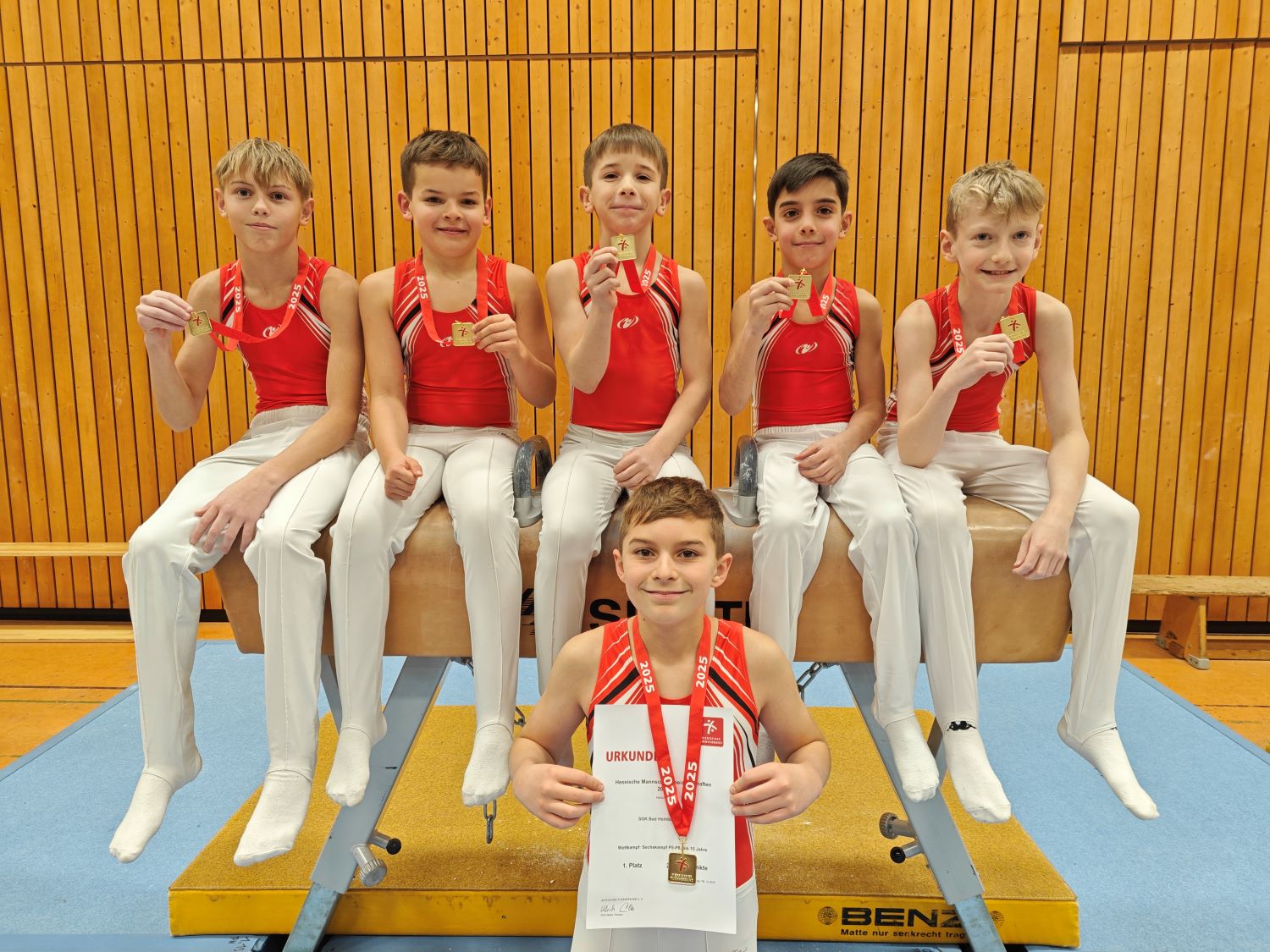 Die P-Stufen Mannschaft